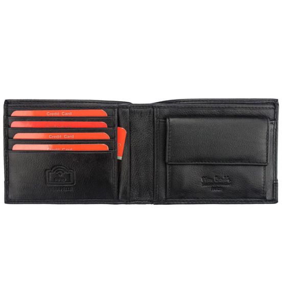 Δερμάτινο Πορτοφόλι Ανδρικό PIERRE CARDIN 8805 TILAK41 Μαύρο – Ασφαλές με RFID & Πρακτικό