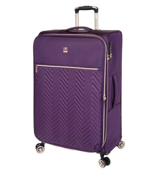 Βαλίτσα Μεγάλη Diplomat Monaco ZC9001-L Μωβ 78x48x31 – Ιδανική για 23kg+ Αεροδρομίου – Ανθεκτική & Μοντέρνα.