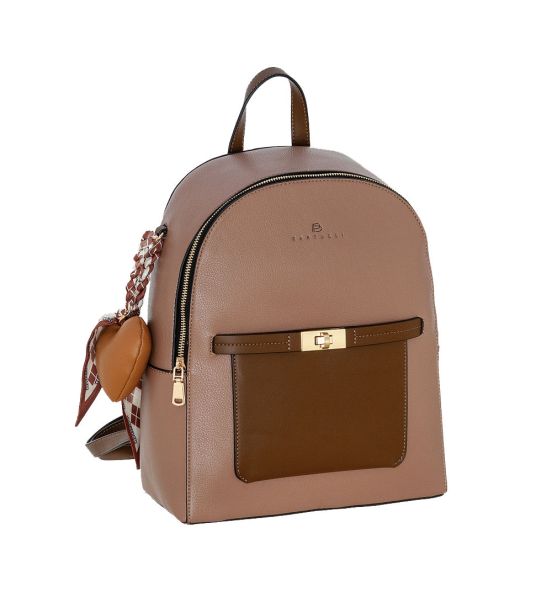 Γυναικείο Σακίδιο Πλάτης Bartuggi 718-54814 Dusty Pink | Με Θήκη Tablet & 5 Τσέπες | Το Απόλυτο Backpack