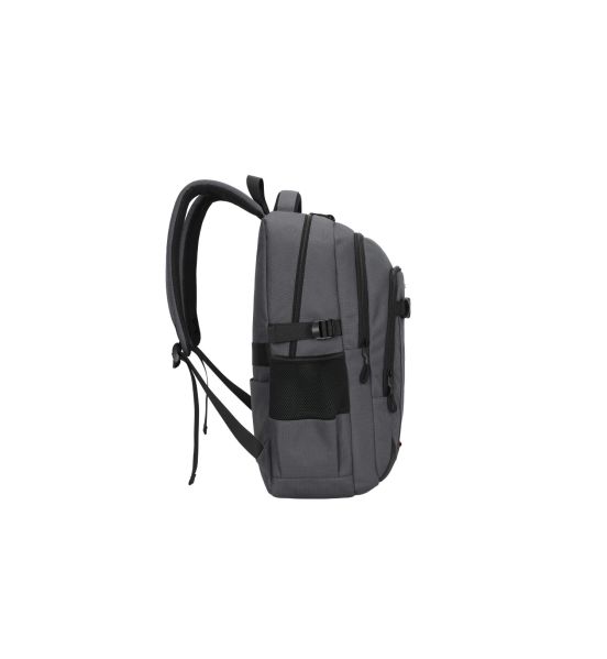 Αδιάβροχο Σακίδιο Πλάτης RCM 929 Γκρι 25L | Laptop 15.6" | Ελαφρύ Backpack με 2 Θήκες & Αντικλεπτική Τσέπη