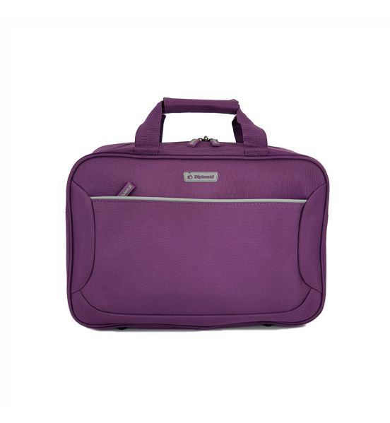Τσάντα Καμπίνας Diplomat 40x28x15 ZC3002-40 Flight Bag Μωβ | Χειραποσκευή για Κάτω από το Καθίσμα – Συμβατή με Όλες τις Αεροπορικές
