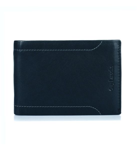 Ανδρικό Δερμάτινο Πορτοφόλι Guy Laroche 62902 Dark Blue | Για Ταυτότητα – RFID Προστασία | 7 Θέσεις Καρτών