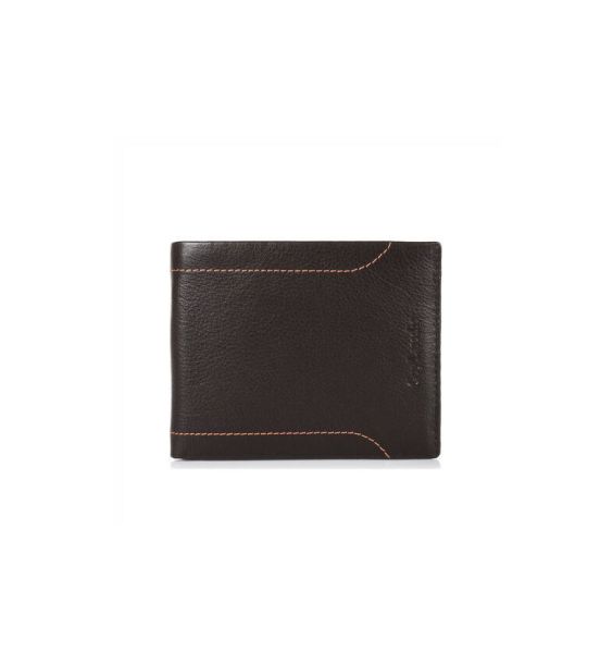 Δερμάτινο Ανδρικό Πορτοφόλι Μικρό Guy Laroche 62905 Dark Brown | RFID Προστασία & Compact Design