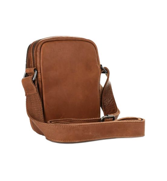 Δερμάτινο Τσαντάκι Ώμου Μικρό Chesterfield C48.097231 Κονιάκ – Κομψό & Ανθεκτικό Wax Pull-Up Δέρμα