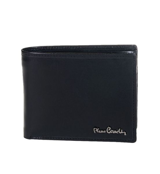 Ανδρικό Δερμάτινο Πορτοφόλι Pierre Cardin 8806 PIP04 Μαύρο με RFID Προστασία – Πρακτικές Θήκες & Premium Δέρμα