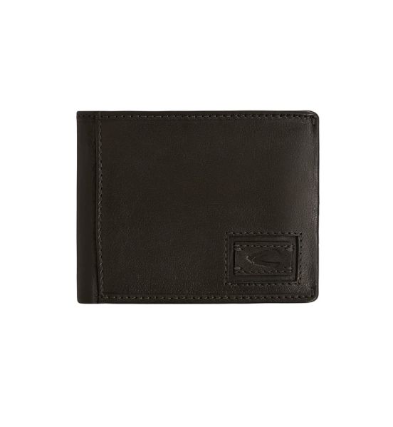 Δερμάτινο Ανδρικό Πορτοφόλι Μικρό Camel Active Dust 403-703-60 Μαύρο – με RFID Προστασία