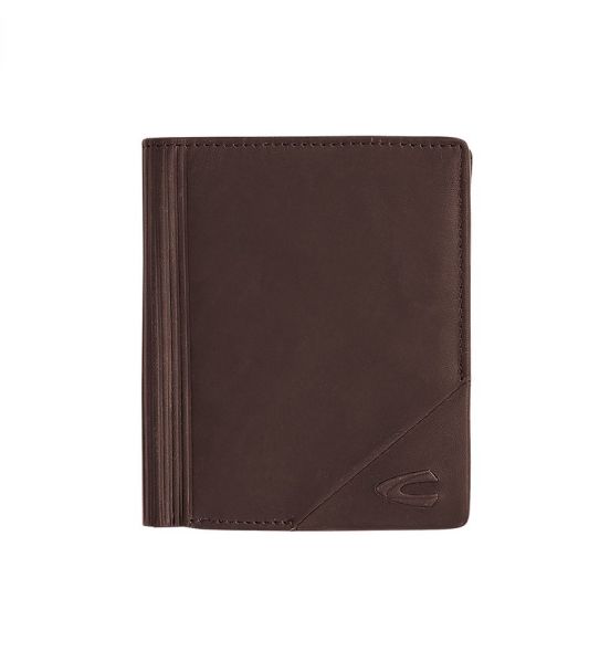 Δερμάτινο Πορτοφόλι Όρθιο Camel Active Taiga 404-705-29 Καφέ Σκούρο