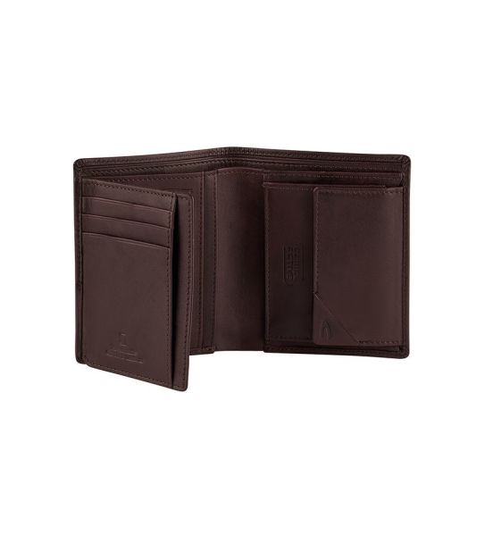 Δερμάτινο Πορτοφόλι Όρθιο Camel Active Taiga 404-705-29 Καφέ Σκούρο