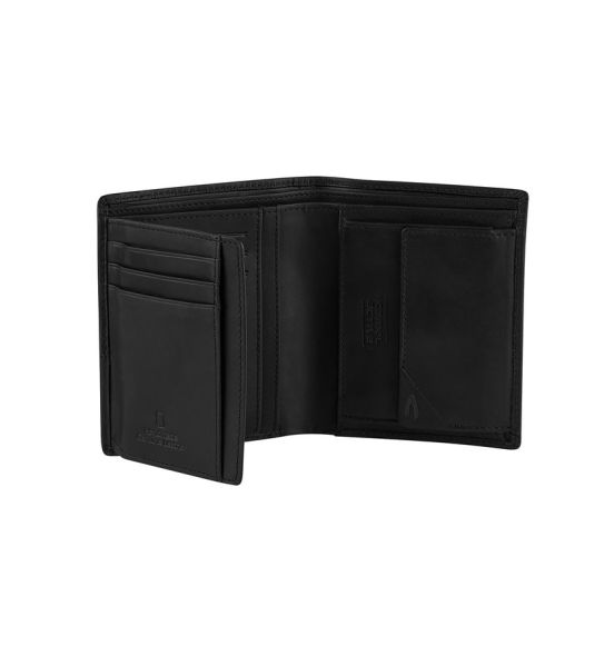 Δερμάτινο Πορτοφόλι Όρθιο Camel Active Taiga 404-705-60 Μαύρο