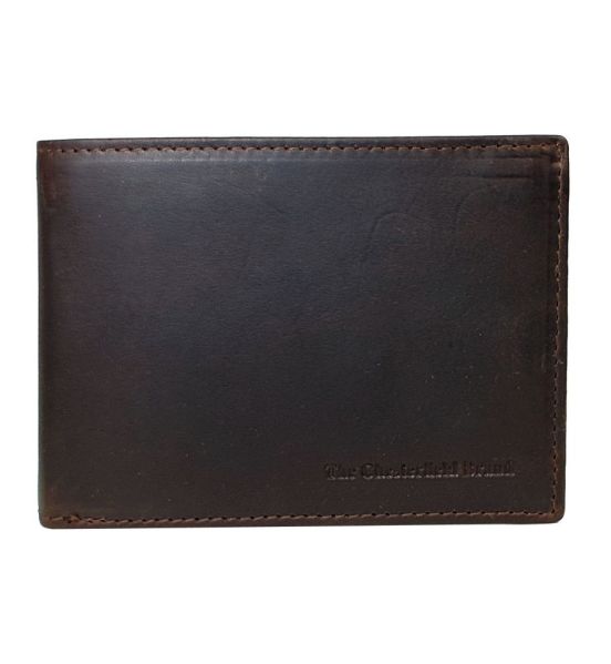 Δερμάτινο Ανδρικό Πορτοφόλι Chesterfield C08.017301 Καφέ με RFID Προστασία – Premium Ασφάλεια & Πολυτέλεια