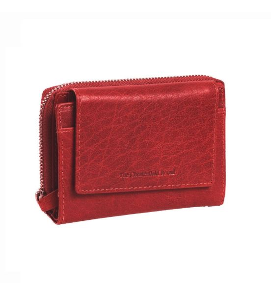 Γυναικείο Δερμάτινο Πορτοφόλι Chesterfield Hanoi C08.037204 Κόκκινο με RFID Προστασία – Premium Wax Pullup Δέρμα