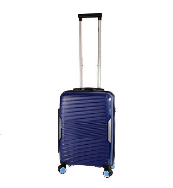 Βαλίτσα Καμπίνας 55x40x20 Dielle 180-55 Μπλε 35L | Πολυπροπυλένιο με Ιταλική Φινέτσα | Ιδανική για Όλες τις Αεροπορικές