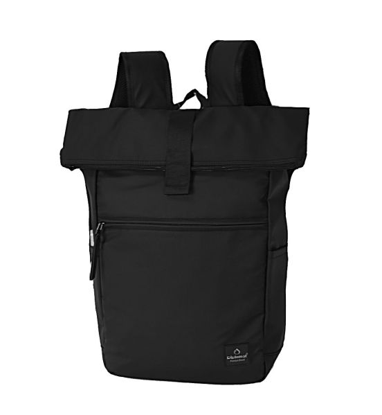 Σακίδιο Πλάτης Roll Top Diplomat Brooklyn BR306 Μαύρο – 15lt, Αδιάβροχο, Ιδανικό για Laptop 15.6"