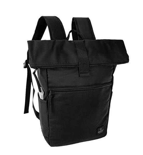 Σακίδιο Πλάτης Roll Top Diplomat Brooklyn BR306 Μαύρο – 15lt, Αδιάβροχο, Ιδανικό για Laptop 15.6"