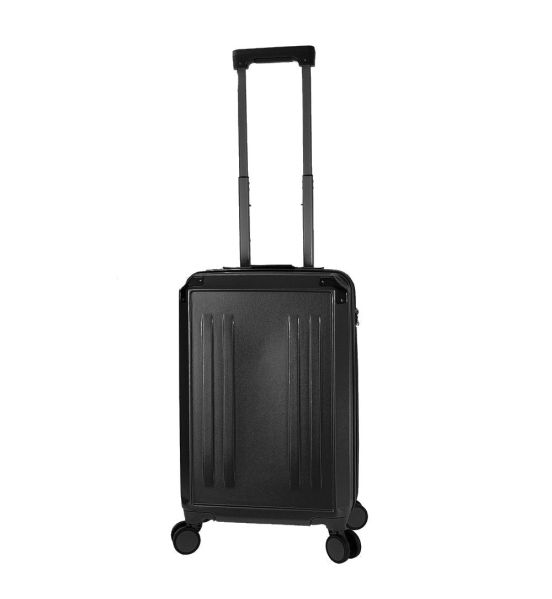 Βαλίτσα Καμπίνας Forecast C879-20 Μαύρο 55x35x22 – 100% Πολυκαρμπονικό, με USB & TSA, Ιδανική για Aegean, EasyJet & Olympic