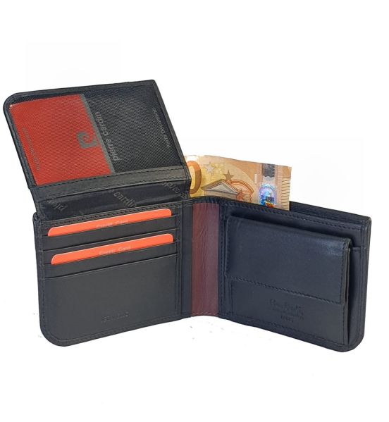 Δερμάτινο Πορτοφόλι Ανδρικό PIERRE CARDIN 8806 TILAK35 Μαύρο