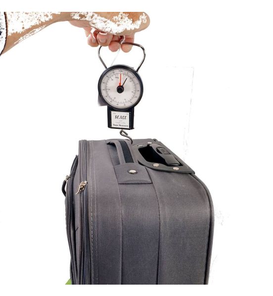 Αναλογική Ζυγαριά Ταξιδίου RCM TH1004-2 Έως 35kg | με Γάντζο & Χωρίς Μπαταρίες | για Αποφυγή Υπέρβαρων Αποσκευών