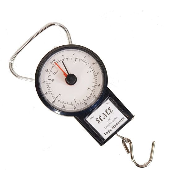 Αναλογική Ζυγαριά Ταξιδίου RCM TH1004-2 Έως 35kg | με Γάντζο & Χωρίς Μπαταρίες | για Αποφυγή Υπέρβαρων Αποσκευών