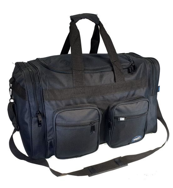 Σακ Βουαγιάζ Μικρό Seagull PD12-53cm Μαύρο – Αδιάβροχο 50L | Πλενόμενο με 4 Τσέπες & Ιμάντας 4cm