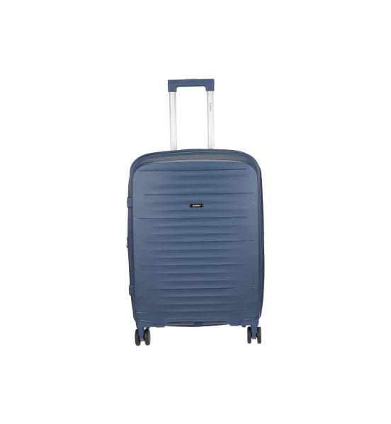 Βαλίτσα Μεσαία XPLORER 178-24 Μπλε – Πολυπροπυλένιο, με TSA & 4 Ροδάκια – Έως 20kg Αεροδρομίου