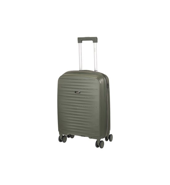 Βαλίτσα Καμπίνας XPLORER 178-20 Λαδί 55cm – Πολυπροπυλένιο με TSA, Ελαφριά & Ανθεκτική – Cabin Friendly