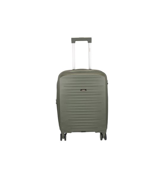 Βαλίτσα Καμπίνας XPLORER 178-20 Λαδί 55cm – Πολυπροπυλένιο με TSA, Ελαφριά & Ανθεκτική – Cabin Friendly