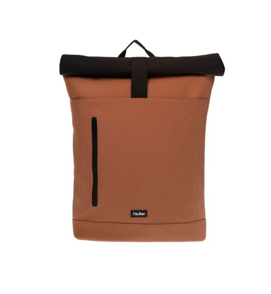 Σακίδιο Πλάτης Roll-Top Paulter 6002-L Κονιάκ – 100% Αδιάβροχο με Θέση Laptop 16’’ – Μοντέρνο & Ανθεκτικό