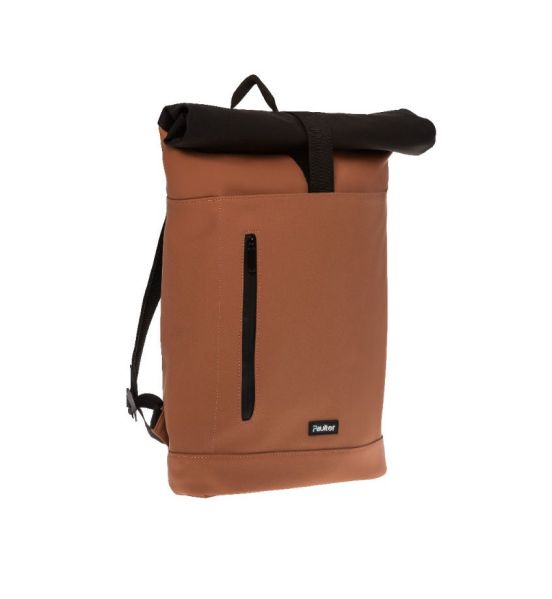 Σακίδιο Πλάτης Roll-Top Paulter 6002-L Κονιάκ – 100% Αδιάβροχο με Θέση Laptop 16’’ – Μοντέρνο & Ανθεκτικό