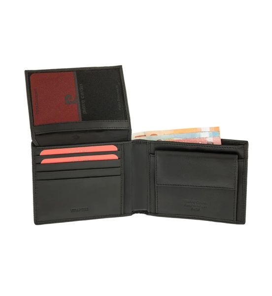 Ανδρικό Δερμάτινο Πορτοφόλι Pierre Cardin 8806 TILAK138 Μαύρο – RFID Προστασία & 10 Θέσεις Καρτών
