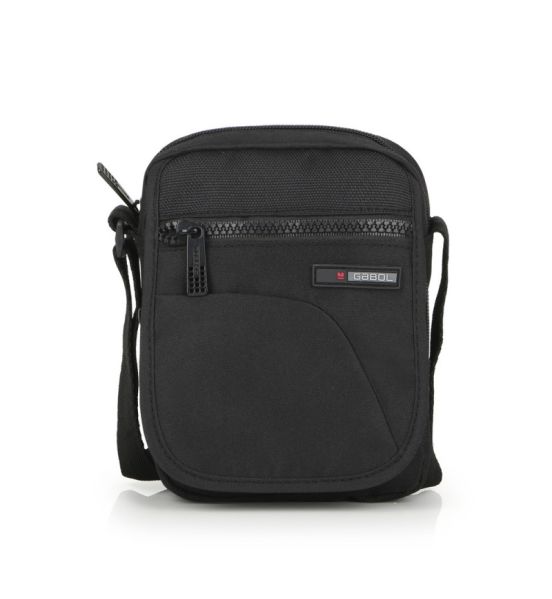 Ανδρικό Μικρό Τσαντάκι Ώμου Gabol 543902 Μαύρο – Water Resistant & Πολλές Θήκες – Compact