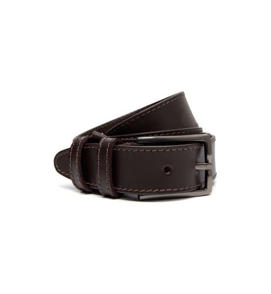 Δερμάτινη Ανδρική Ζώνη Chesterfield Tanaro C60.010101 Καφέ 3.5cm – Elegant Wax Pull Up Δέρμα με Premium Ποιότητα