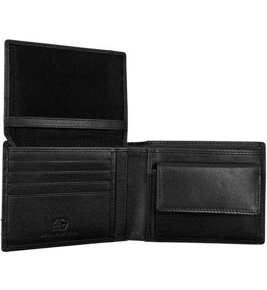 Ανδρικό Πορτοφόλι POLO CLUB BH-1743 Μαύρο | RFID Προστασία με 7 Θήκες | Κομψό & Premium 