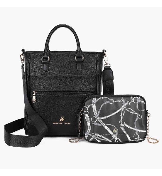 Multifunction 3-in-1 Τσάντα Beverly Hills Polo Club BH-4692 Μαύρο