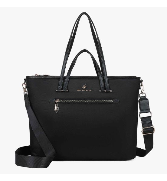 Γυναικείο Business Bag με Υποδοχή Βαλίτσας Beverly Hills Polo Club BH-4730 (41cm) Μαύρο