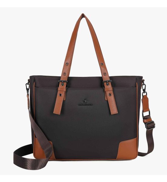 Κομψή Γυναικεία Επαγγελματική Τσάντα Laptop Beverly Hills Polo Club BH-4731 Καφέ