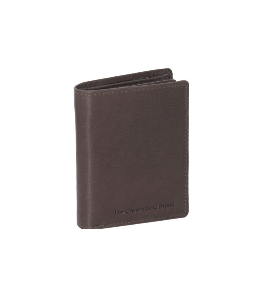 Ανδρικό Δερμάτινο Πορτοφόλι Μικρό Chesterfield Hereford C08.018701 Καφέ με RFID Προστασία – Premium & Ασφαλές
