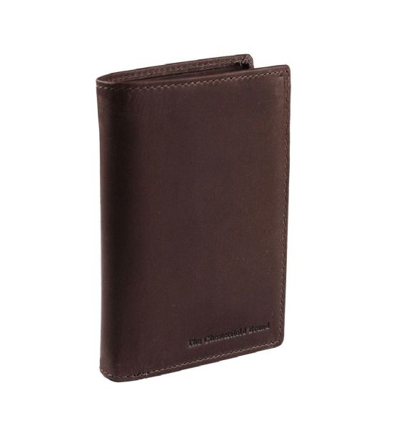 Δερμάτινο Ανδρικό Πορτοφόλι Όρθιο Chesterfield C08.0203A01 Καφέ με RFID Προστασία – Premium Wax Pull Up Δέρμα