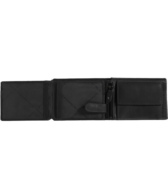 Δερμάτινο Ανδρικό Πορτοφόλι Chesterfield C08.0204A00 Μαύρο με RFID Προστασία – Premium Wax Pull Up Δέρμα