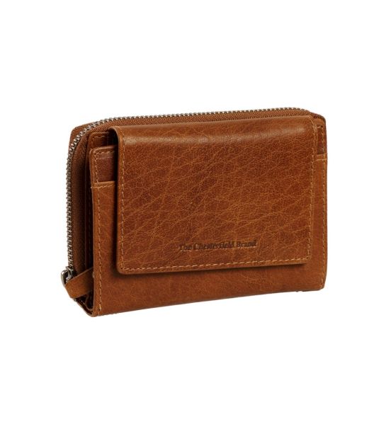Γυναικείο Δερμάτινο Πορτοφόλι Chesterfield Hanoi C08.037231 Κονιάκ με RFID Προστασία – Premium Wax Pullup Δέρμα