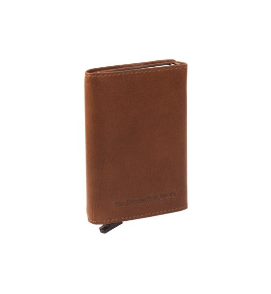 Δερμάτινη Μεταλλική Καρτοθήκη Chesterfield C08.038331 Κονιάκ με RFID Προστασία – Premium & Safe
