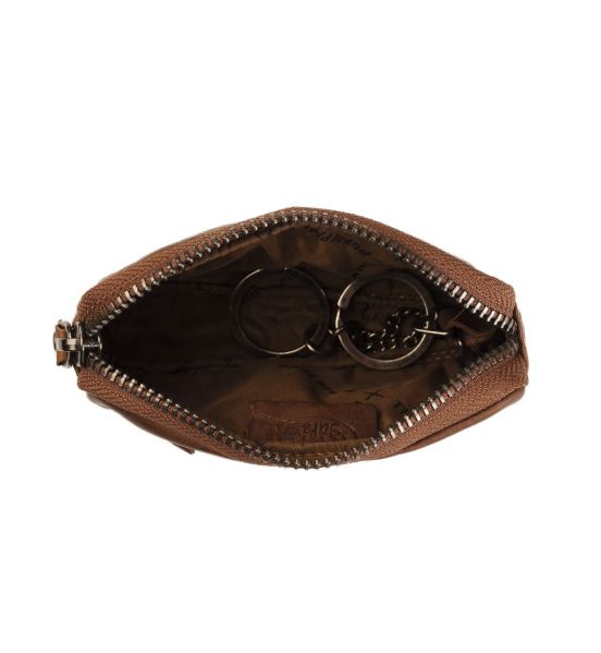 Δερμάτινη Κλειδοθήκη Chesterfield Corey C08.041331 Κονιάκ – Premium Δέρμα – Compact για Κλειδιά & Κάρτες