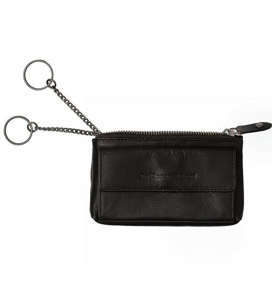Δερμάτινη Κλειδοθήκη / Πορτοφολάκι Chesterfield C08.050900 Μαύρο Violette – Wax Pull Up Δέρμα