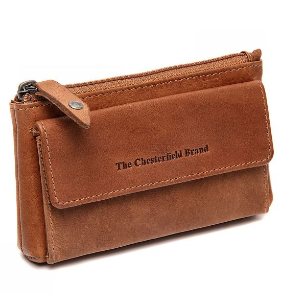 Δερμάτινη Κλειδοθήκη / Πορτοφολάκι Chesterfield C08.050931 Κονιάκ Violette – Wax Pull Up Δέρμα