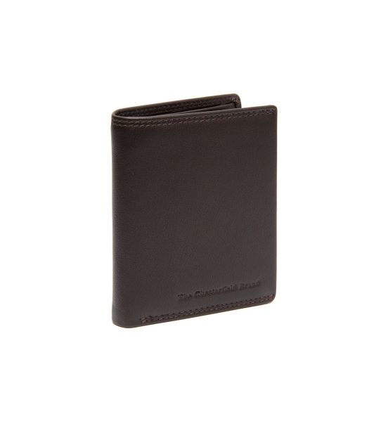 Δερμάτινο Ανδρικό Πορτοφόλι Chesterfield Vincent C08.052501 Καφέ με RFID Προστασία – Soft Nappa Δέρμα