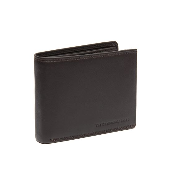 Δερμάτινο Ανδρικό Πορτοφόλι Chesterfield Hendrick C08.052901 Καφέ με RFID Προστασία – Premium Soft Nappa Δέρμα