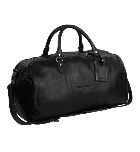 Δερμάτινο Σακβουαγιάζ Chesterfield William C20.000400 Μαύρο 53cm – 43L Premium Wax Pull-Up Δέρμα