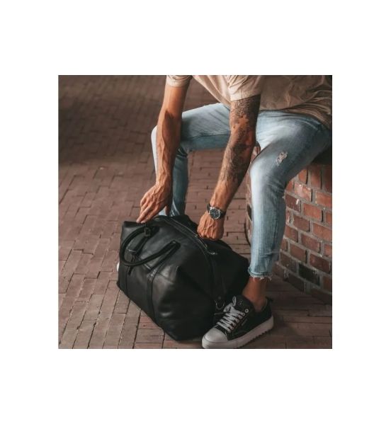 Δερμάτινο Σακβουαγιάζ Chesterfield Portsmouth C20.001700 Μαύρο 43L – Luxurious & Premium Travel Bag 53cm 