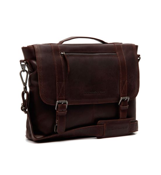 Δερμάτινη Επαγγελματική Τσάντα Chesterfield Vento C40.109201 Καφέ – Vintage Δέρμα & Premium Ποιότητα