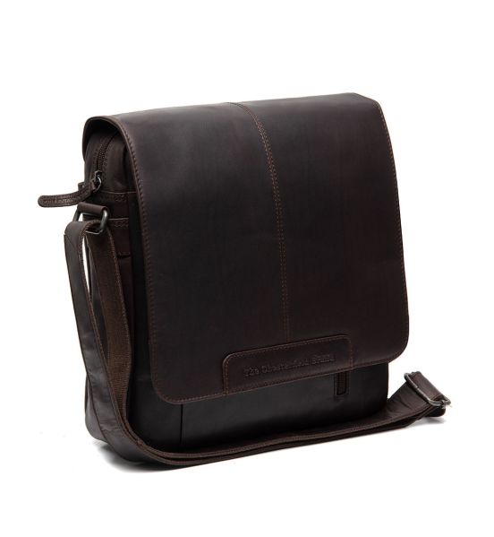 Δερμάτινο Τσαντάκι Ώμου Μεγάλο Chesterfield Raphael C48.055101 Καφέ – Premium Pull-Up Δέρμα με Θήκη Tablet