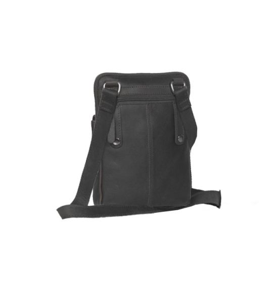 Δερμάτινο Τσαντάκι Ώμου Chesterfield Lou C48.089200 Μαύρο – Premium Wax Pull-Up Δέρμα – Ανθεκτικό & Vintage